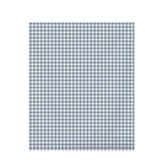Cool Ocean Gingham Check – Seamless Pattern for Fabric & Wallpaper — Draped Fabric on Shiplap