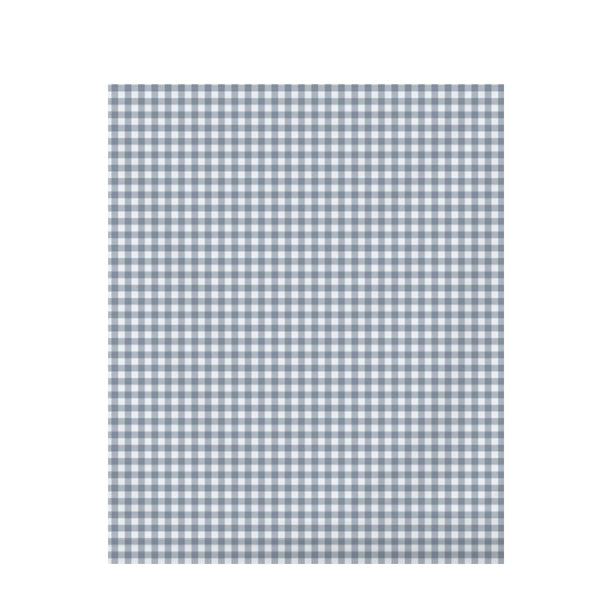 Cool Ocean Gingham Check – Seamless Pattern for Fabric & Wallpaper — Draped Fabric on Shiplap
