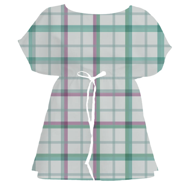 Cool Ocean Tartan Plaid – Fabric Repeat Pattern Digital Download — Women's Dress