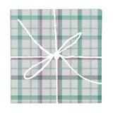 Cool Ocean Tartan Plaid – Fabric Repeat Pattern Digital Download — Wrapped Gift Box