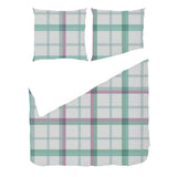 Cool Ocean Tartan Plaid – Fabric Repeat Pattern Digital Download — Duvet & Pillows
