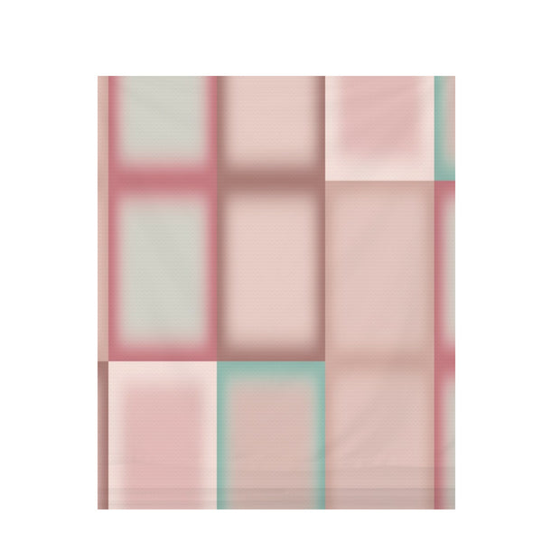 Coral Sand Adire Tie-dye – Surface Pattern for Fabric Design — Draped Fabric on Shiplap