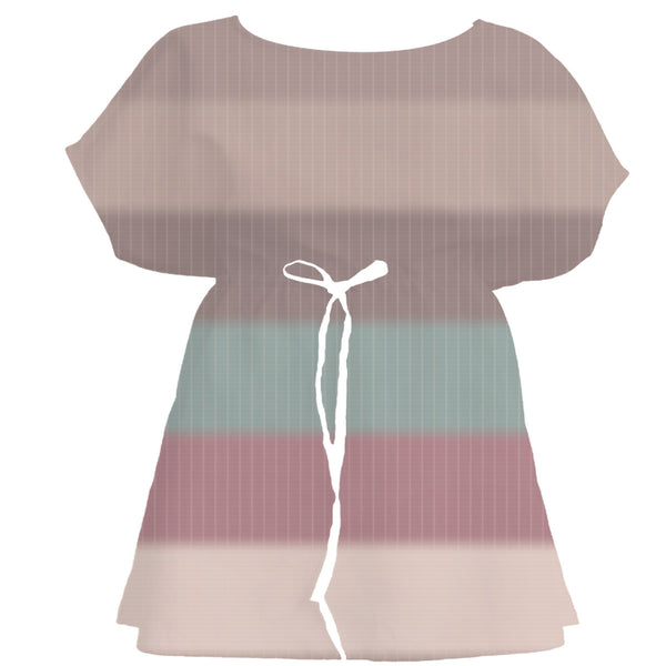 Coral Sand Adire Tie-dye – Surface Pattern for Fabric Design — Women's Dress