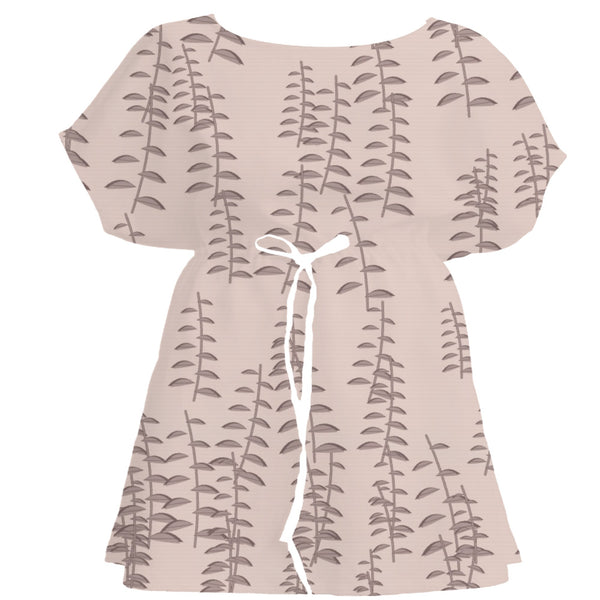 Coral Sand Botanical – Seamless Pattern for Fabric & Wallpaper — Women's Dress