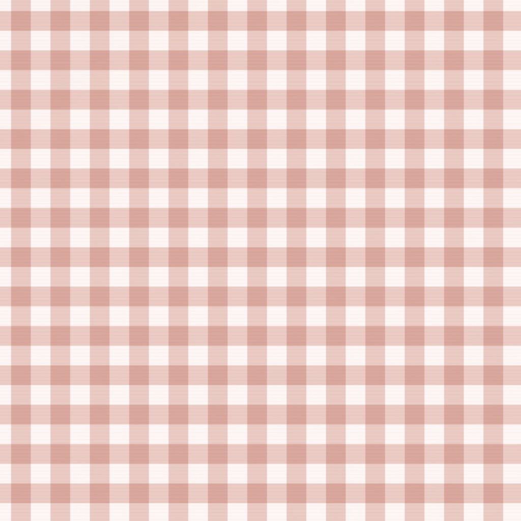 Coral Sand Gingham Check – Fabric Repeat Pattern Digital Download