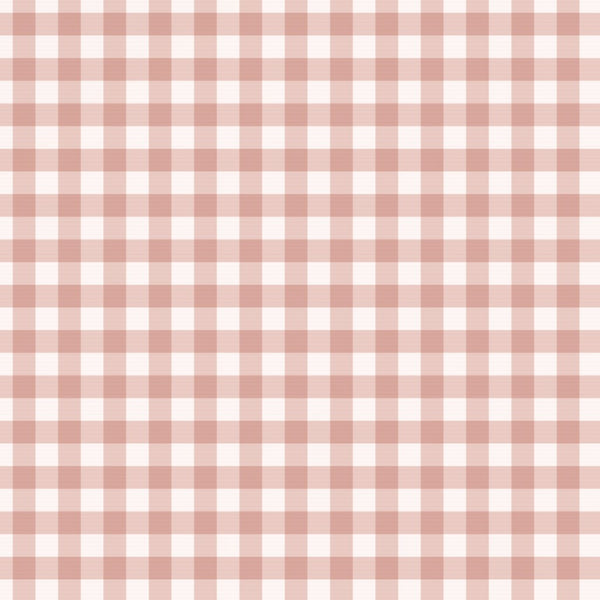 Coral Sand Gingham Check – Fabric Repeat Pattern Digital Download