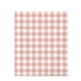 Coral Sand Gingham Check – Fabric Repeat Pattern Digital Download — Draped Fabric on Shiplap