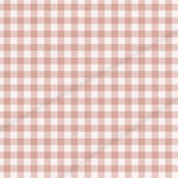 Coral Sand Gingham Check – Fabric Repeat Pattern Digital Download — Cotton Fabric Swatch