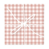 Coral Sand Gingham Check – Fabric Repeat Pattern Digital Download — Wrapped Gift Box