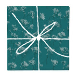 Deep Teal Chinoiserie – Fabric Repeat Pattern Digital Download — Wrapped Gift Box