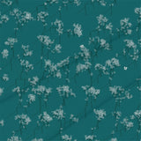 Deep Teal Chinoiserie – Fabric Repeat Pattern Digital Download — Cotton Fabric Swatch