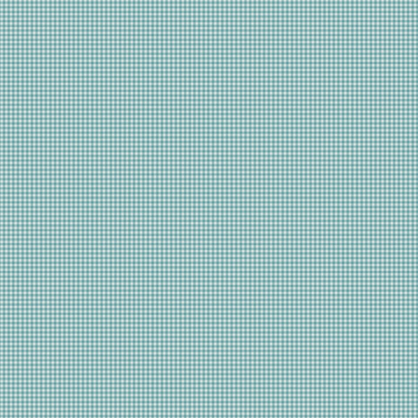Deep Teal Gingham Check – Seamless Pattern for Fabric & Wallpaper