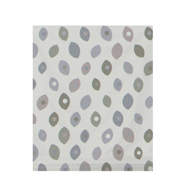 Dusty Blue & Olive Ankara – Seamless Pattern for Fabric & Wallpaper — Draped Fabric on Shiplap