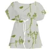 Electric Moss Chinoiserie – Seamless Pattern for Fabric & Wallpaper — Women's Dress