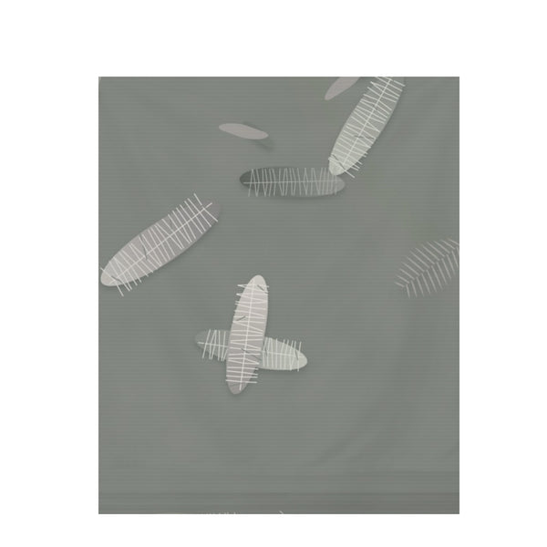 Field Jacket Tropical – Seamless Pattern for Fabric & Wallpaper — Draped Fabric on Shiplap