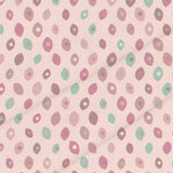 Flamingo Soft Ankara – Seamless Pattern for Fabric & Wallpaper — Cotton Fabric Swatch