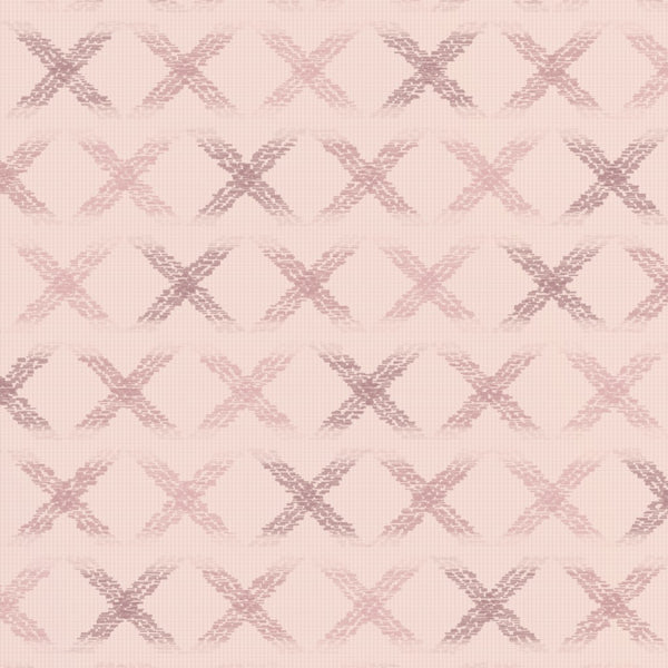 Flamingo Soft Ikat Weave – Fabric Repeat Pattern Digital Download