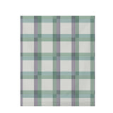 Forest Jewel Tartan Plaid – Surface Pattern for Fabric Design — Draped Fabric on Shiplap