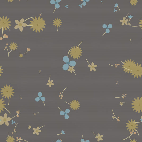 Gold Leaf Floral – Seamless Pattern for Fabric & Wallpaper