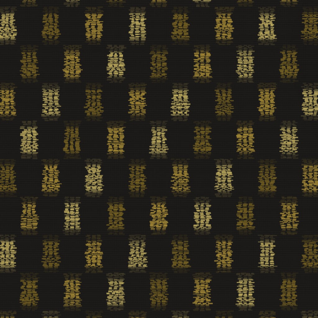 Gold Leaf Ikat Weave – Fabric Repeat Pattern Digital Download
