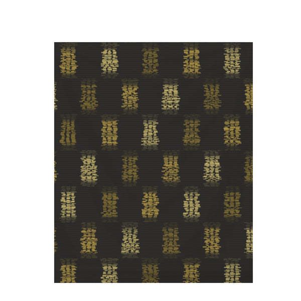 Gold Leaf Ikat Weave – Fabric Repeat Pattern Digital Download — Draped Fabric on Shiplap