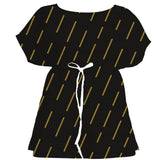 Gold Leaf Linear – Seamless Pattern for Fabric & Wallpaper — Women's Dress