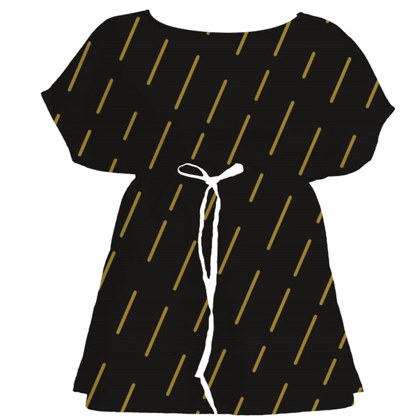 Gold Leaf Linear – Seamless Pattern for Fabric & Wallpaper — Women's Dress
