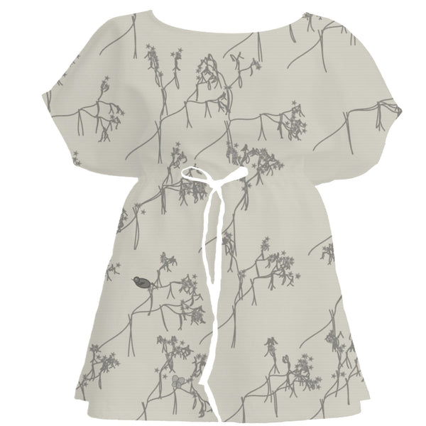 Hemp & Jute Chinoiserie – Seamless Pattern for Fabric & Wallpaper — Women's Dress