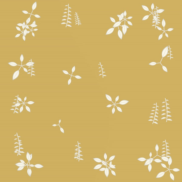 Honeyed Gold Botanical – Surface Pattern for Fabric Design