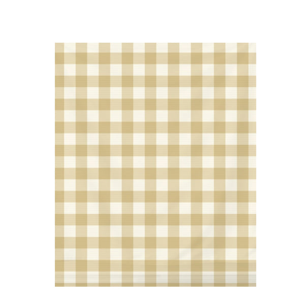 Honeyed Gold Gingham Check – Fabric Repeat Pattern Digital Download — Draped Fabric on Shiplap
