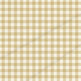 Honeyed Gold Gingham Check – Fabric Repeat Pattern Digital Download — Cotton Fabric Swatch