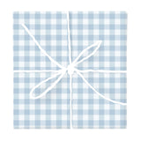Icy Blue & Burgundy Gingham Check – Fabric Repeat Pattern Digital Download — Wrapped Gift Box