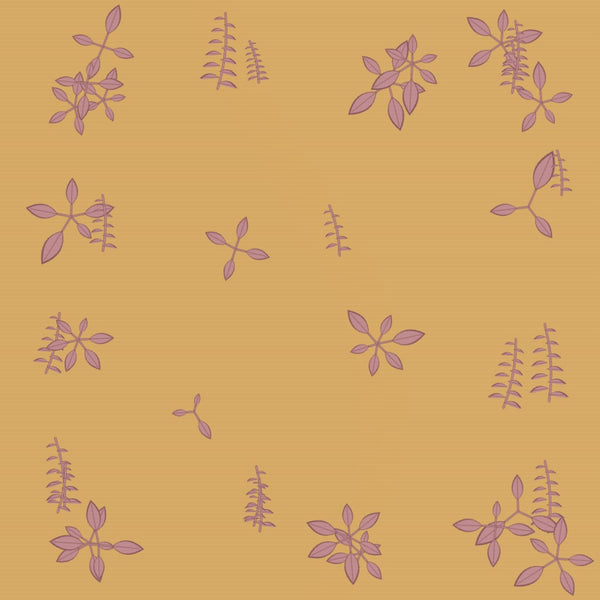 Ikat Crimson Botanical – Surface Pattern for Fabric Design