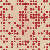 Ikat Crimson Polka Dot – Seamless Pattern for Fabric & Wallpaper