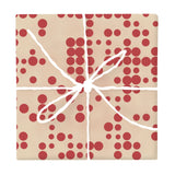 Ikat Crimson Polka Dot – Seamless Pattern for Fabric & Wallpaper — Wrapped Gift Box
