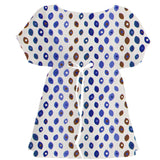 Indigo Ankara – Seamless Pattern for Fabric & Wallpaper — Women's Dress