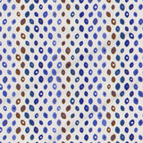 Indigo Ankara – Seamless Pattern for Fabric & Wallpaper — Cotton Fabric Swatch
