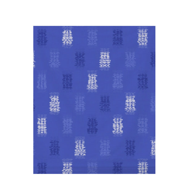 Indigo Ikat Weave – Fabric Repeat Pattern Digital Download — Draped Fabric on Shiplap