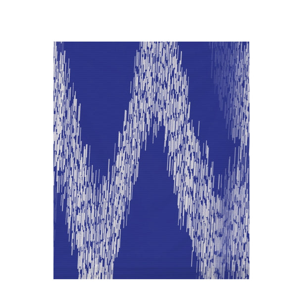 Indigo Ikat Weave – Surface Pattern for Fabric Design — Draped Fabric on Shiplap