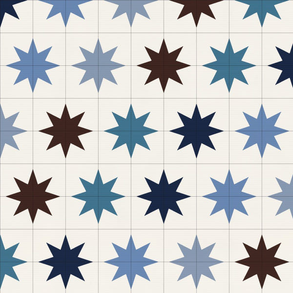 Indigo Moroccan Tile – Seamless Pattern for Fabric & Wallpaper