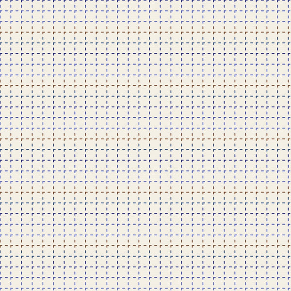 Indigo Sashiko Stitch – Textile Repeat Pattern Digital Download