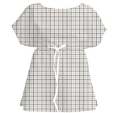 Indigo Tartan Plaid – Fabric Repeat Pattern Digital Download — Women's Dress