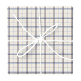 Indigo Tartan Plaid – Fabric Repeat Pattern Digital Download — Wrapped Gift Box