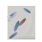 Indigo Tropical – Seamless Pattern for Fabric & Wallpaper — Draped Fabric on Shiplap