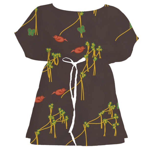 Kente Gold Chinoiserie – Seamless Pattern for Fabric & Wallpaper — Women's Dress