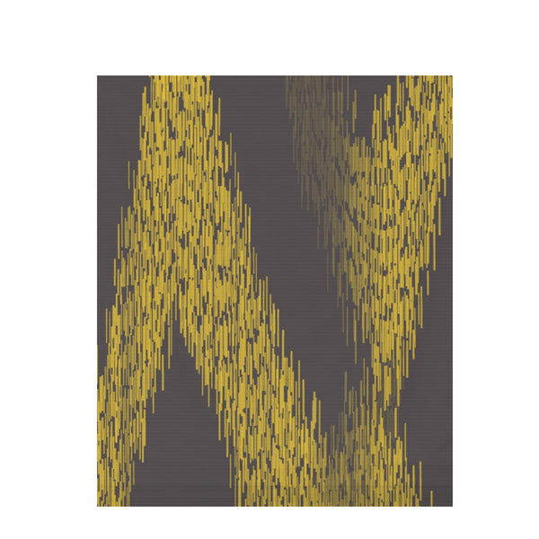 Kente Gold Ikat Weave – Surface Pattern for Fabric Design — Draped Fabric on Shiplap