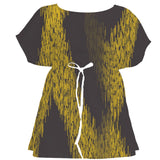 Kente Gold Ikat Weave – Surface Pattern for Fabric Design — Women's Dress