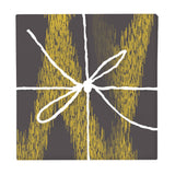 Kente Gold Ikat Weave – Surface Pattern for Fabric Design — Wrapped Gift Box