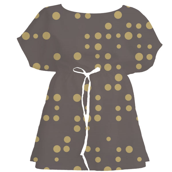 Kente Gold Polka Dot – Seamless Pattern for Fabric & Wallpaper — Women's Dress