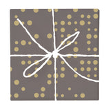 Kente Gold Polka Dot – Seamless Pattern for Fabric & Wallpaper — Wrapped Gift Box